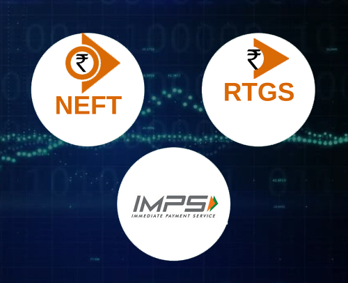 NEFT,RTGS,IMPS